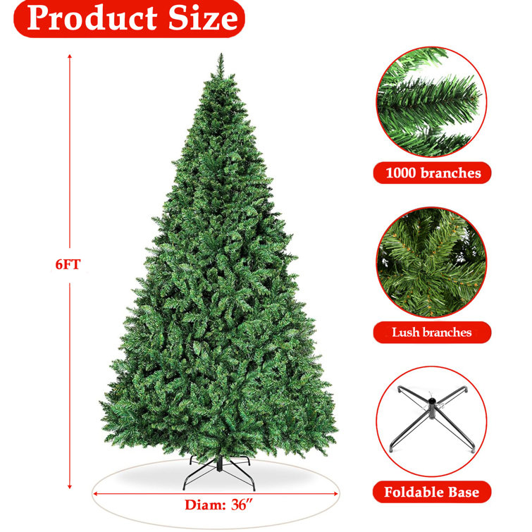 The Holiday Aisle® Artificial Christmas Tree - Wayfair Canada